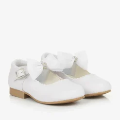 Sevva Bar Shoes|Bar Shoes*Girls White Mary Jane Shoes