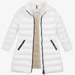 Moncler Enfant Coats & Jackets*Girls White Padded Moka Coat