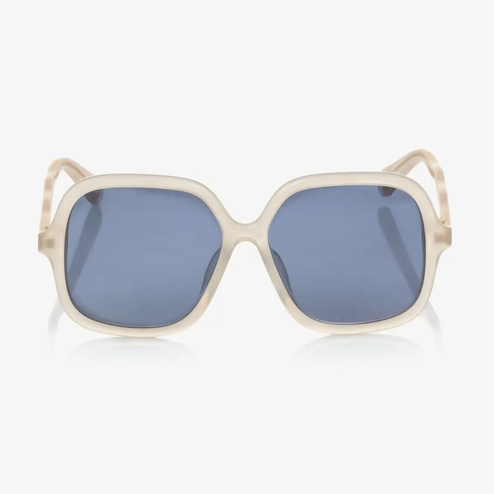 Chloé Clothing Accessories*Girls White Square Sunglasses