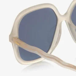 Chloé Clothing Accessories*Girls White Square Sunglasses