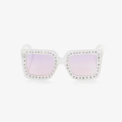 Angels Face Clothing Accessories*Girls White Square Sunglasses (UV400)