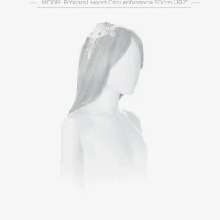 Sevva Hair Accessories*Girls White Tulle Flower Hairband