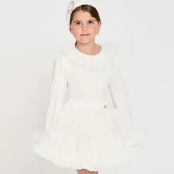 Angels Face Skirts*Girls White Tutu Skirt Snowdrop