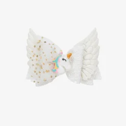 Bowtique London Hair Accessories*Girls White Unicorn Hair Clip (8cm)