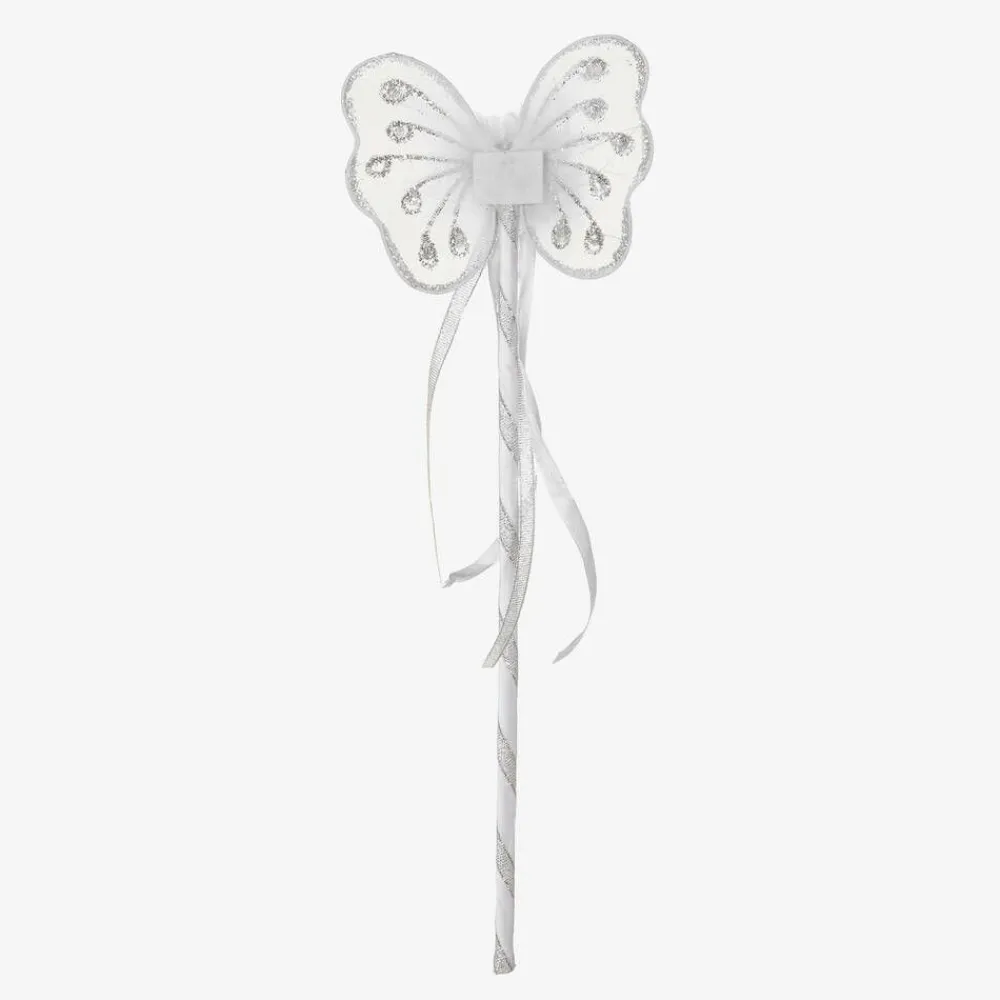 Dress Up by Design Costumes*Girls White Wings & Wand Dressing-Up Set