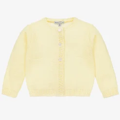Beatrice amp; George Tops*Girls Yellow Cotton Knit Cardigan