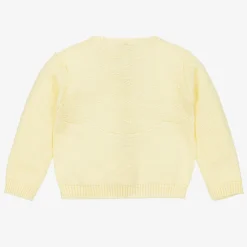 Beatrice amp; George Tops*Girls Yellow Cotton Knit Cardigan