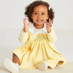 Beatrice amp; George Tops*Girls Yellow Cotton Knit Cardigan