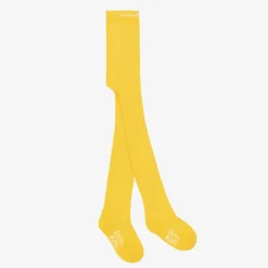 Country Kids Tights|Tights*Girls Yellow Cotton Knitted Tights