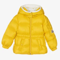 Moncler Enfant Coats & Jackets|Coats & Jackets*Girls Yellow Down Padded Coat