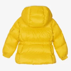 Moncler Enfant Coats & Jackets|Coats & Jackets*Girls Yellow Down Padded Coat