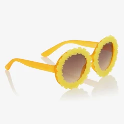Molo Clothing Accessories*Girls Yellow Flower Sunglasses (UVA/UVB) SourLemon