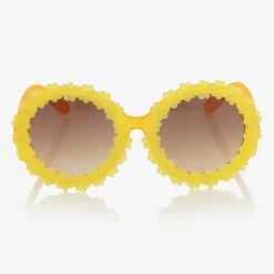 Molo Clothing Accessories*Girls Yellow Flower Sunglasses (UVA/UVB) SourLemon