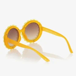 Molo Clothing Accessories*Girls Yellow Flower Sunglasses (UVA/UVB) SourLemon
