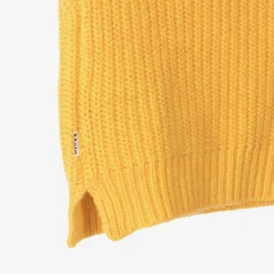Molo Tops*Girls Yellow Knitted Wool Slipover Brilliance