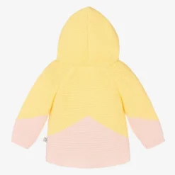 Stella McCartney Kids Tops*Girls Yellow Organic Cotton Cardigan