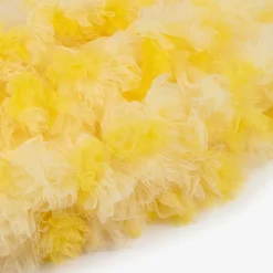 Tutu du Monde Gifts*Girls Yellow Smiling Face Tulle Dress