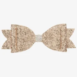 Cute Cute Hair Accessories*Gold Glitter Hairclip (14cm)