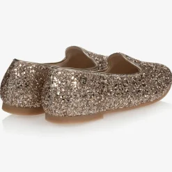 Manuela de Juan Pumps & Ballerinas|Pumps & Ballerinas*Gold Glitter Leather Shoes