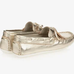 Childrens Classics Loafers & Moccasins|Loafers & Moccasins*Gold Leather Loafers
