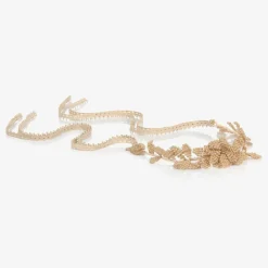 Sienna Likes To Party Hair Accessories*Gold Pearl Garland Headband