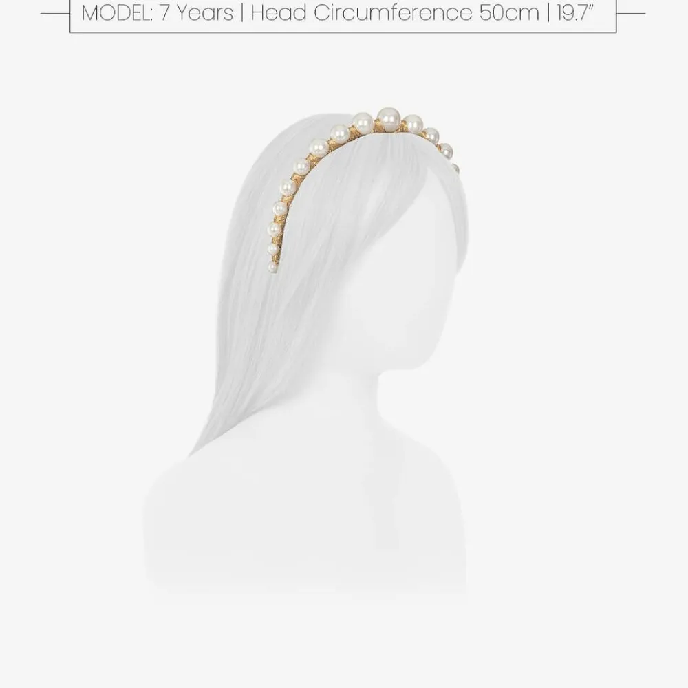 Sienna Likes To Party Hair Accessories*Gold Vida Pearl Hairband