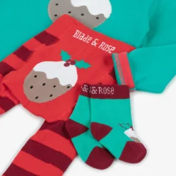 Blade amp; Rose Outfit Sets|Outfit Sets*Green & Red Christmas Pudding Outfit Set