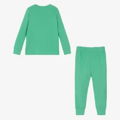 Roarsome Snowwear|Snowwear*Green Bamboo Jersey Base Layer Set