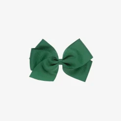 Peach Ribbons Hair Accessories*Green Bow Hair Clip (12cm)