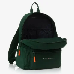 Tommy Hilfiger Bags*Green Canvas Backpack (37cm)