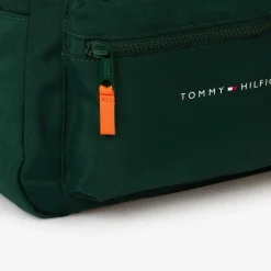 Tommy Hilfiger Bags*Green Canvas Backpack (37cm)