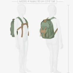 Elodie Bags|Bags*Green Canvas Backpack (29cm)