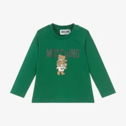 Moschino Baby Tops*Green Cotton Baby Top
