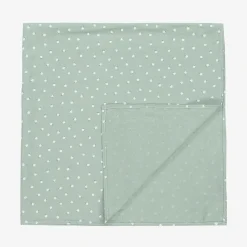 Mayoral Sleeping Accessories*Green Cotton Floral Swaddle (114cm)