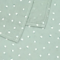 Mayoral Sleeping Accessories*Green Cotton Floral Swaddle (114cm)