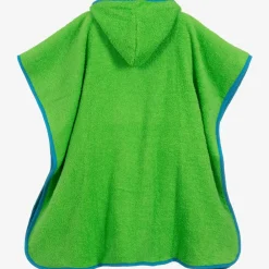 Playshoes Towels & Robes|Towels & Robes*Green Cotton Turtle Poncho Towel