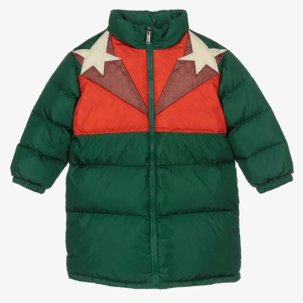 Gucci Coats & Jackets|Coats & Jackets*Green Down Padded Baby Coat