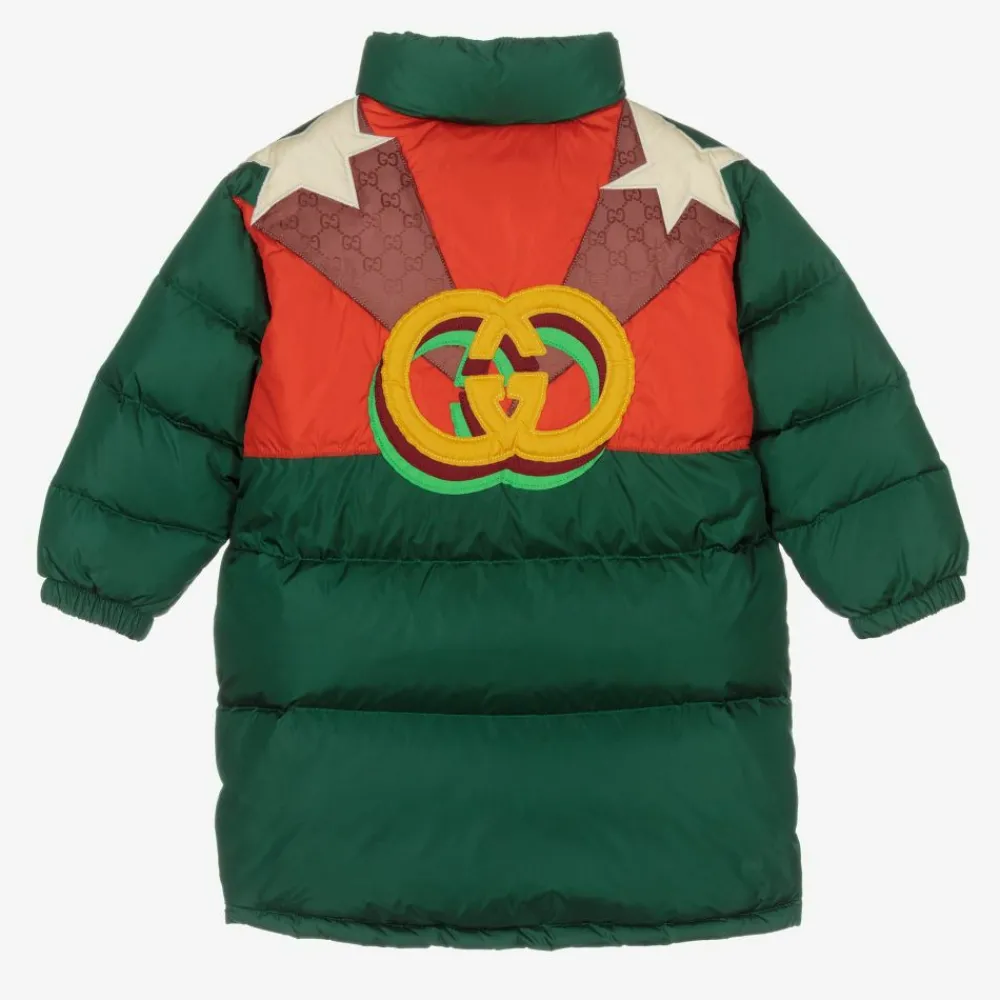 Gucci Coats & Jackets|Coats & Jackets*Green Down Padded Baby Coat