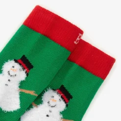 Blade amp; Rose Socks|Socks*Green Festive Snowman Socks
