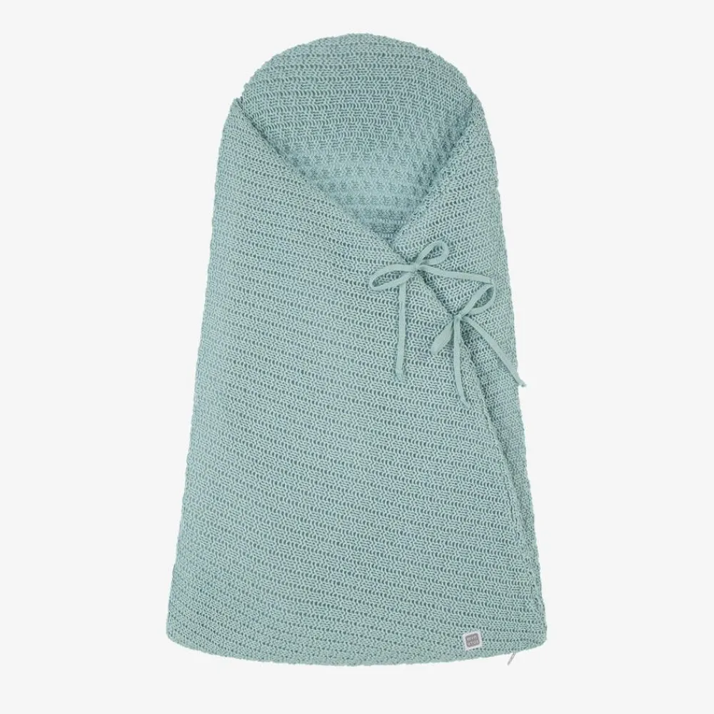 Minutus Nests*Green Knit Cotton Baby Nest (75cm)