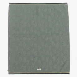 The Bonniemob Blankets & Shawls*Green Leaf Cotton & Cashmere Blanket (83cm)