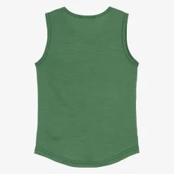 Smalls Merino Tops*Green Merino Wool Vest Top