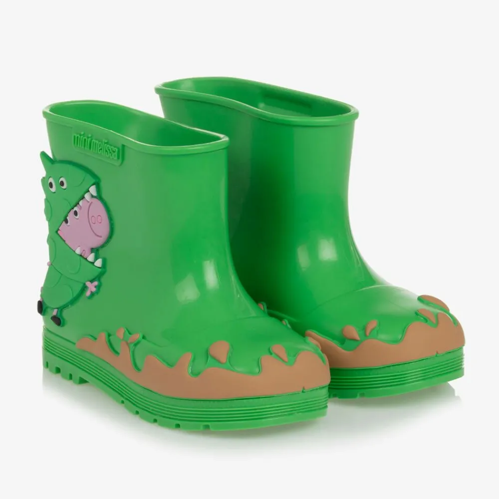 Mini Melissa Rain Boots|Rain Boots*Green Peppa Pig Rain Boots