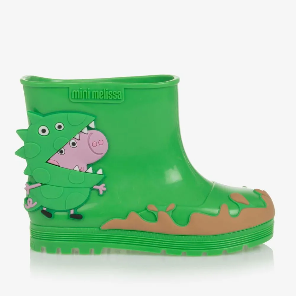 Mini Melissa Rain Boots|Rain Boots*Green Peppa Pig Rain Boots