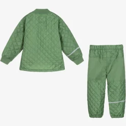 CeLaVi Coats & Jackets|Coats & Jackets*Green Quilted Jacket & Trouser Set