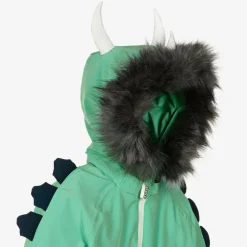 Roarsome Snowwear|Snowwear*Green Spike The Dinosaur Snowsuit
