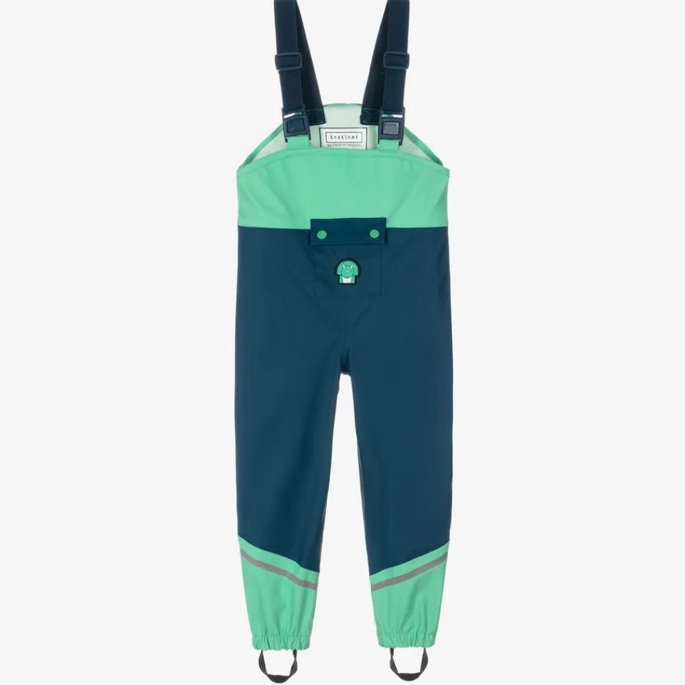 Roarsome Trousers*Green Spike The Dinosaur Rain Trousers
