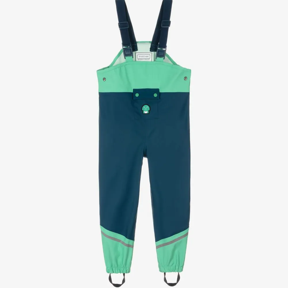 Roarsome Trousers*Green Spike The Dinosaur Rain Trousers