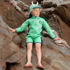 Roarsome Swimwear*Green Spike The Dinosaur Wetsuit