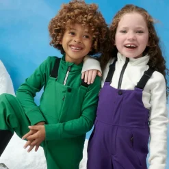 Moncler Enfant Snowwear|Activewear*Green Technical Half-Zip Top